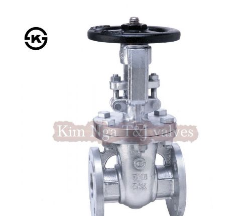 Van cửa thép mặt bích 10k