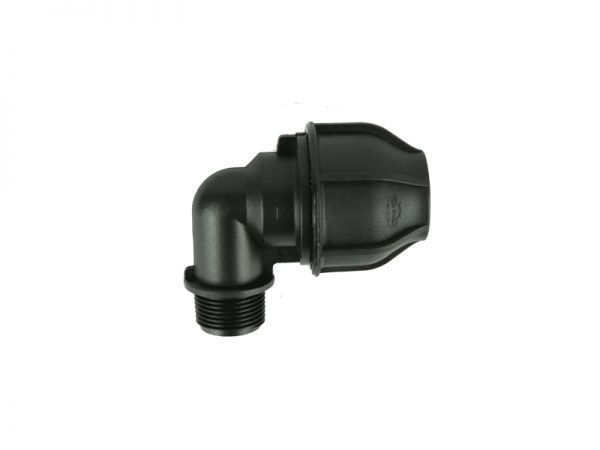 Nối góc 90º ren ngoài ống HDPE