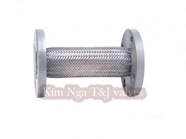 Chống rung inox mặt bích sắt 10K