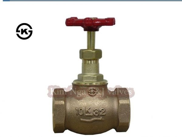 Van cầu đồng ren 10K