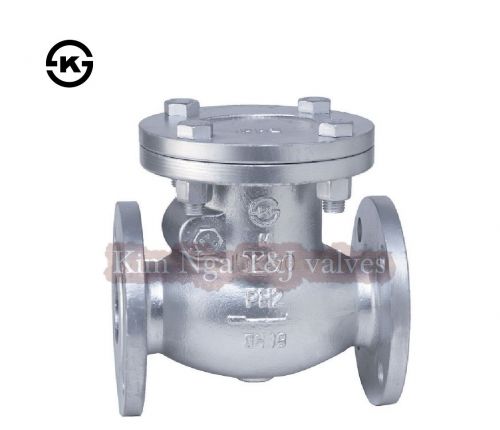 Van 1 chiều thép mặt bích 10K