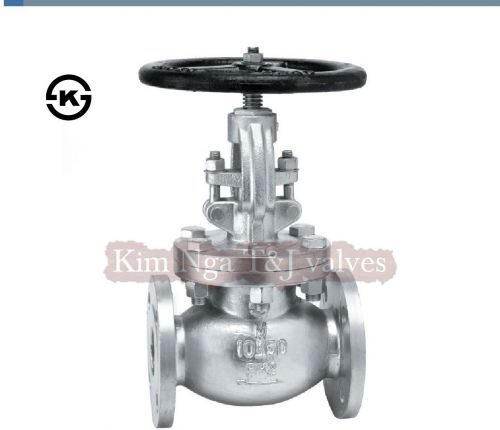 Van cầu thép mặt bích JIS 10k