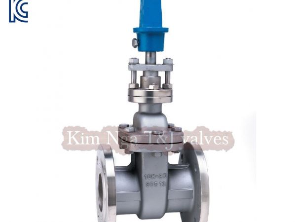 Van cửa inox chôn ngầm mặt bích 10k