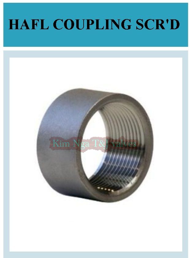 HALF COUPLING ren áp lực #3000 SCREW